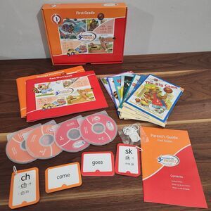 Hooked on Phonics Learn to Read 1st Grade Box Set Homeschool Complete